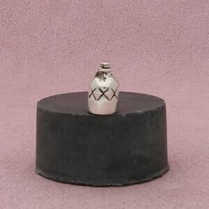 sterling silver vintage moonshine bottle charm pendant